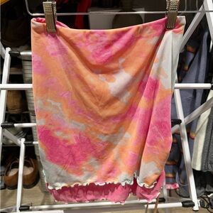 Target Pink Tie-Dye Skirt